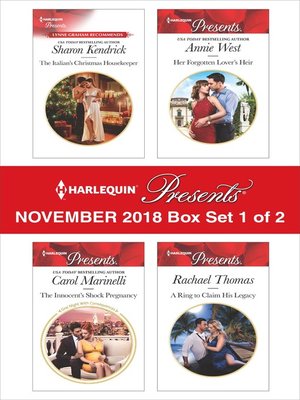 Harlequin Presents November 2018--Box Set 1 of 2 - ebook